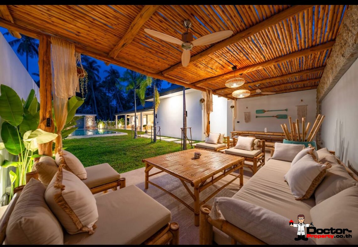 New Balinese 3 Bedroom Garden Villas in Mae Nam, Koh Samui – For Sale